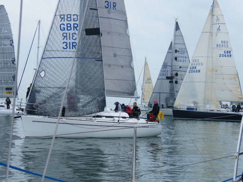 PYRA Spring Regatta photo copyright Keith Lovett taken at Poole Yacht Racing Association and featuring the IRC class