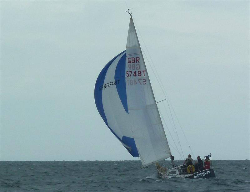 PYRA Poole to Yarmouth to Poole races photo copyright Mike Fo taken at Poole Yacht Racing Association and featuring the IRC class