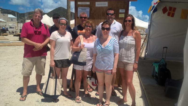 Registration got underway at the 47th BVI Spring Regatta & Sailing Festival. Jason and Judy Payne-James' British Dufour 45E Heartbeat IV signed up for the new 165 nautical mile Absolut Full Moon Race around the BVI - photo © BVISR