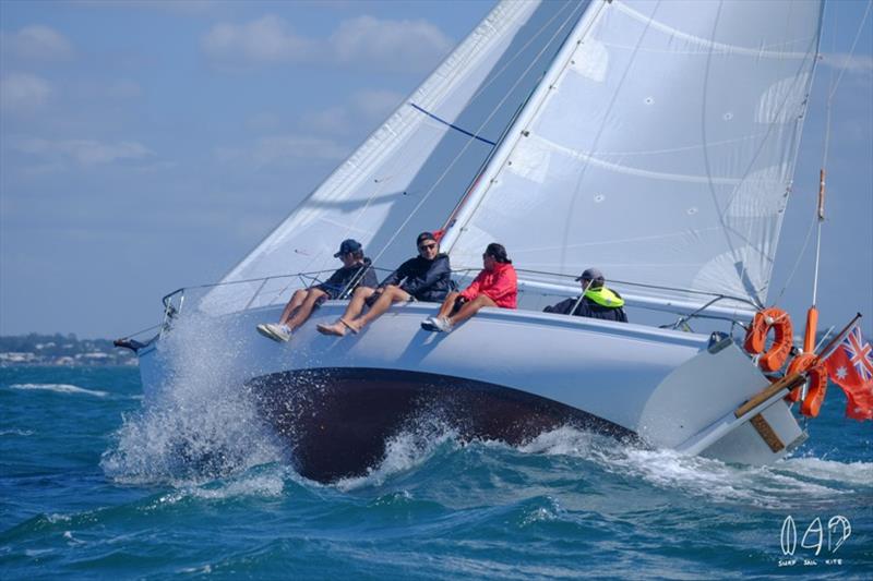 Timber Boat Festival at Moreton Bay photo copyright Mitchell Pearson / SurfSailKite taken at Wynnum Manly Yacht Club and featuring the IRC class