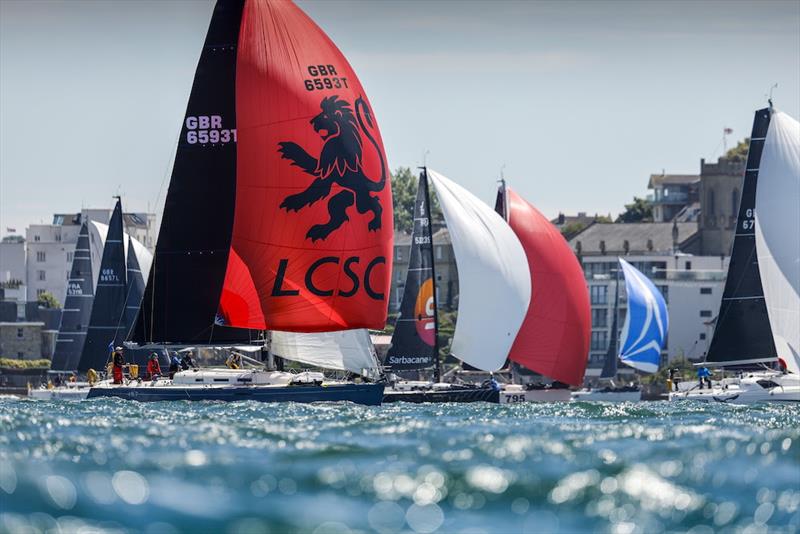 RORC Fleet after the start in the 2022 Myth of Malham Race - photo © Paul Wyeth / RORC