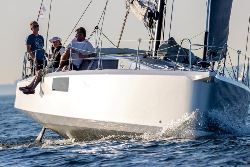 Martin Buck's German Pogo 44 MarieJo was one of three boats which headed northeast in the last of the breeze - photo © Pepe Korteniemi / RORC