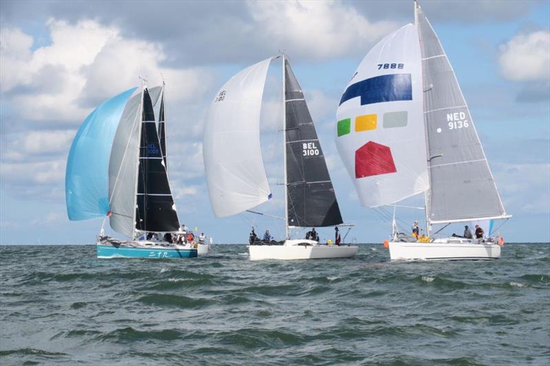 In IRC 3 Dehler 29 Picsou races to victory alongside Archambault 31 Tasman and Grand Soleil 37 BC Mavi -  IRC European Championship - photo © Ineke Peltzer