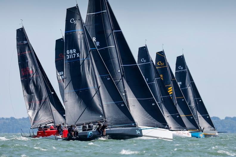 IRC Two start on day one in the Solent at RORC's IRC National Championships - photo © Paul Wyeth / www.pwpictures.com