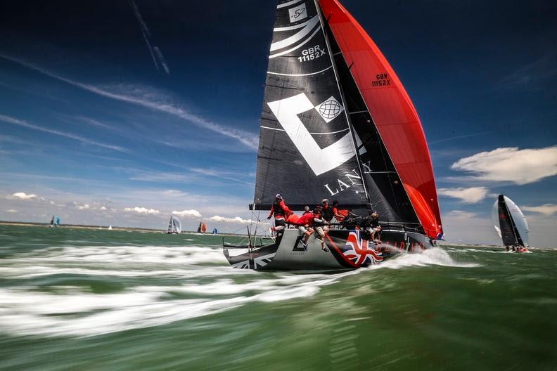 Tony Langley's TP52 Gladiator on day 1 of RORC's IRC National Championships - photo © Paul Wyeth / www.pwpictures.com