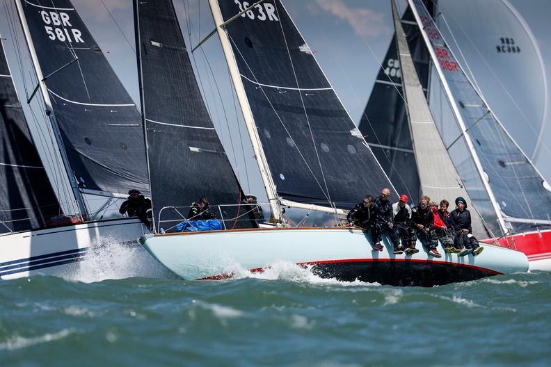 Giovanni Belgrano's one-off 1939 classic Whooper win all three races on day one of the RORC's IRC National Championships - photo © Paul Wyeth / www.pwpictures.com