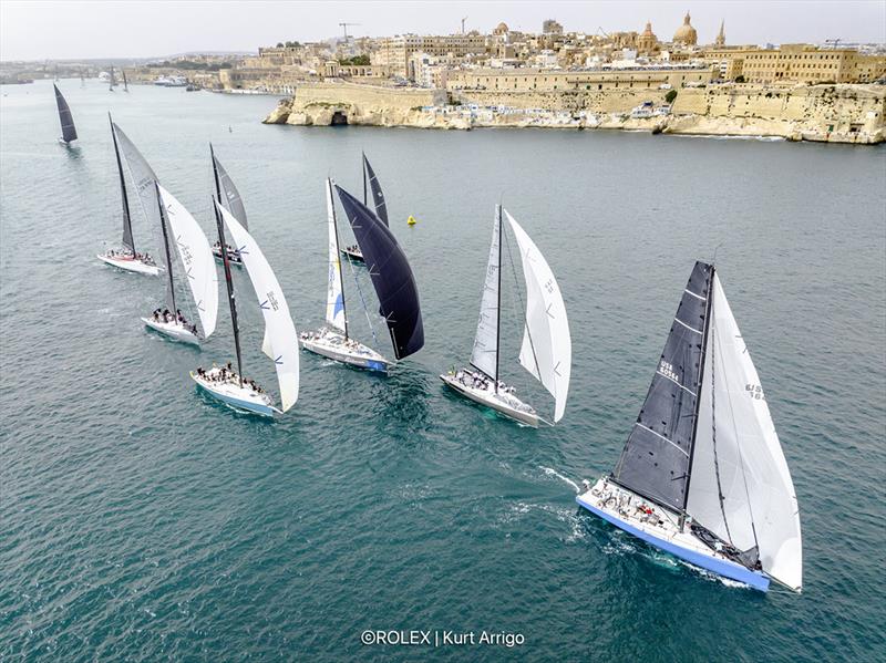 Start of the 44th Rolex Middle Sea Race - photo © Kurt Arrigo