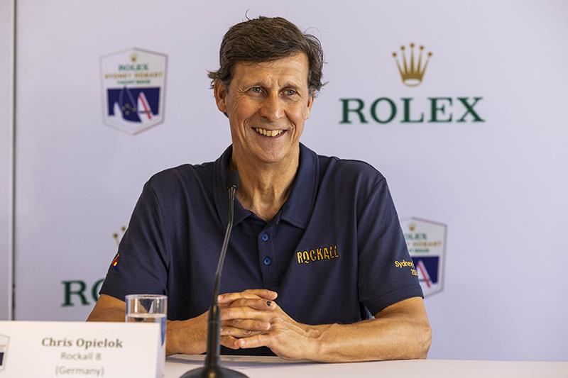 Chris Opielok at the International Entrants Press Conference - 2023 Rolex Sydney Hobart Yacht Race - photo © Andrea Francolini