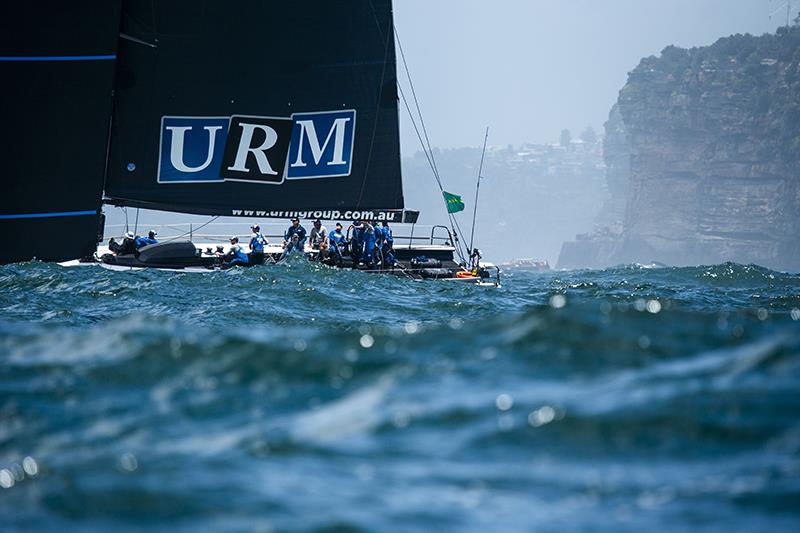 URM Group sailing through the waves - 2023 Rolex Sydney Hobart Yacht Race - photo © CYCA / Ashley Dart Photo