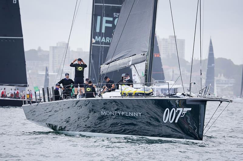 Moneypenny looking back at the fleet pre-start  - 2023 Rolex Sydney Hobart Yacht Race - photo © CYCA / Salty Dingo