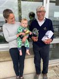 Rebecca Smith and Ian Nocilson, prizewinners in the Scottish Two Handed Race at Largs Regatta Festival 2024  © Marc Turner and Carolyn Elder