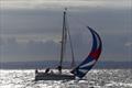 Fillipene spinnaker hoist during the Waller-Harris Two-handed Triangle Race © Bill Harris