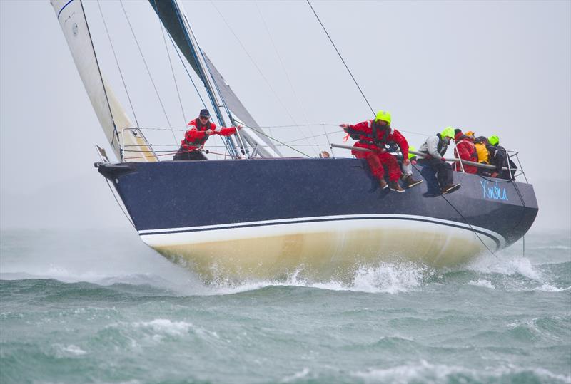 Strong winds for the 2024 Round the Island Race - photo © Tom Hicks / www.solentaction.com