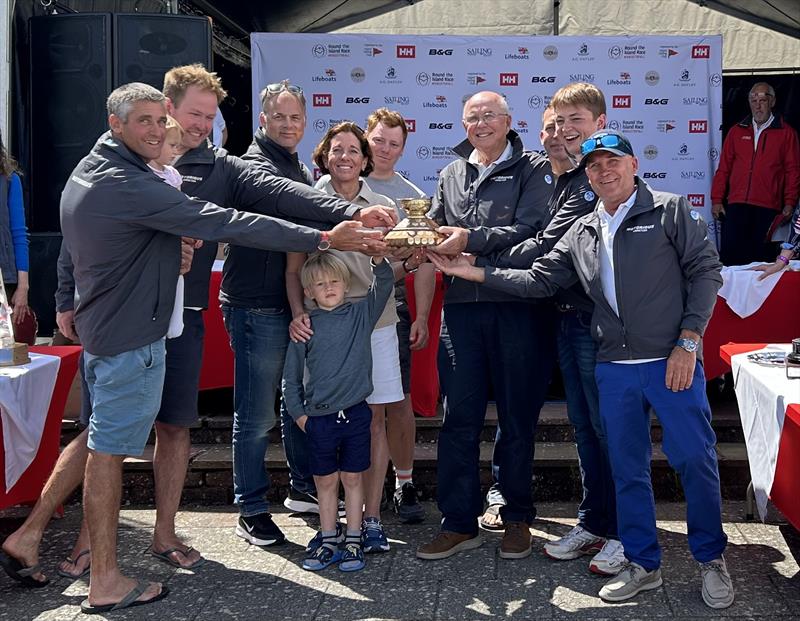 Notorious wins Gold Roman Bowl - Round the Island Race 2024 - photo © Jo Bowden