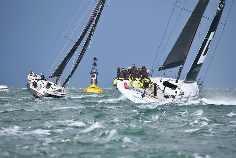 Strong winds for the 2024 Round the Island Race - photo © Tom Hicks / www.solentaction.com