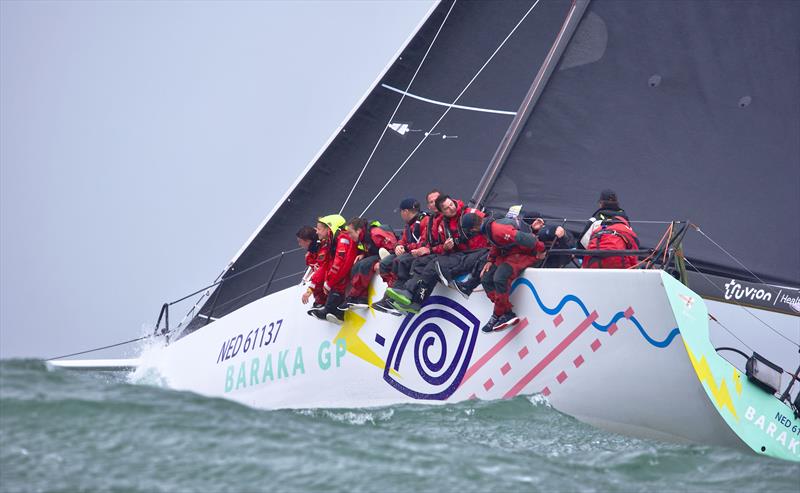 Strong winds for the 2024 Round the Island Race - photo © Tom Hicks / www.solentaction.com