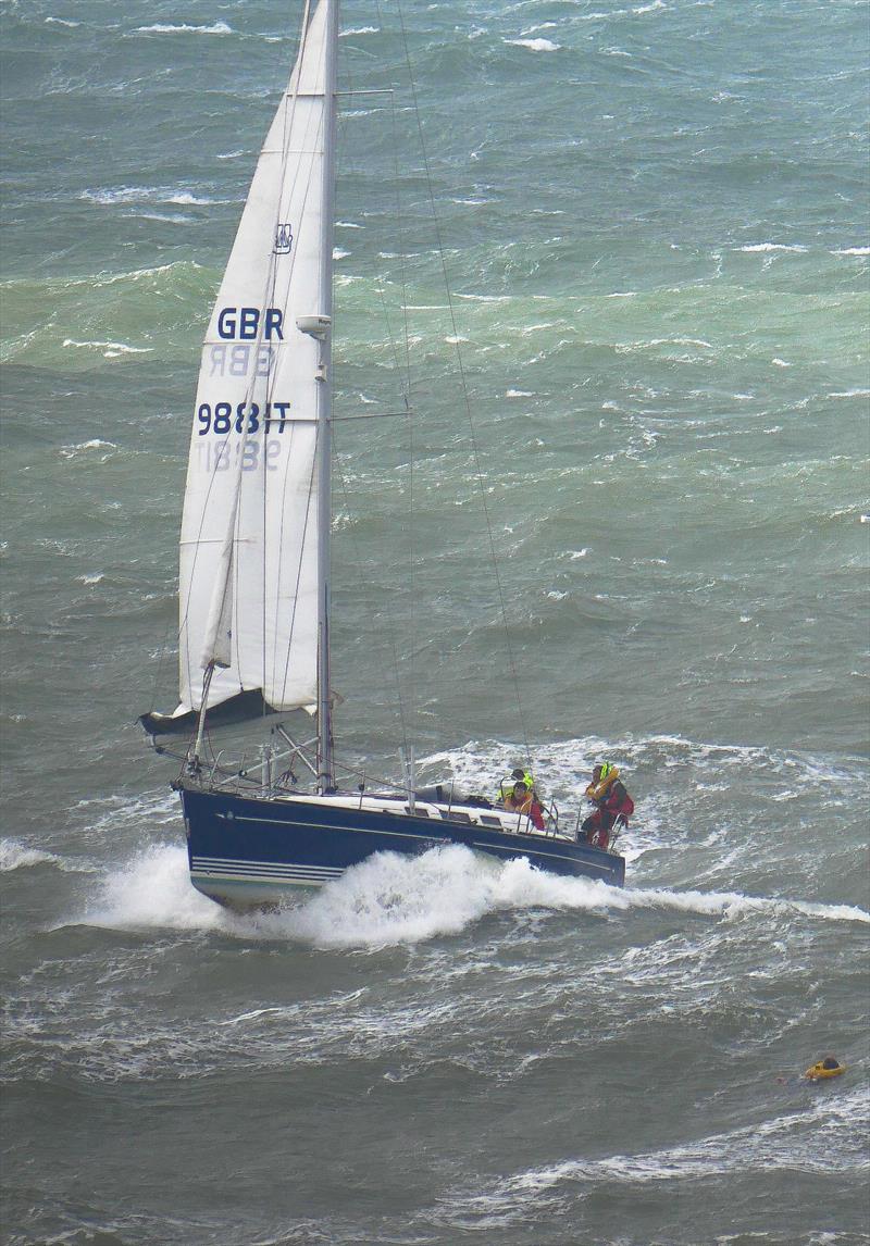 Man Overboard on Walkabout IV during the 2024 Round the Island Race - photo © Caitlin D'Arcy