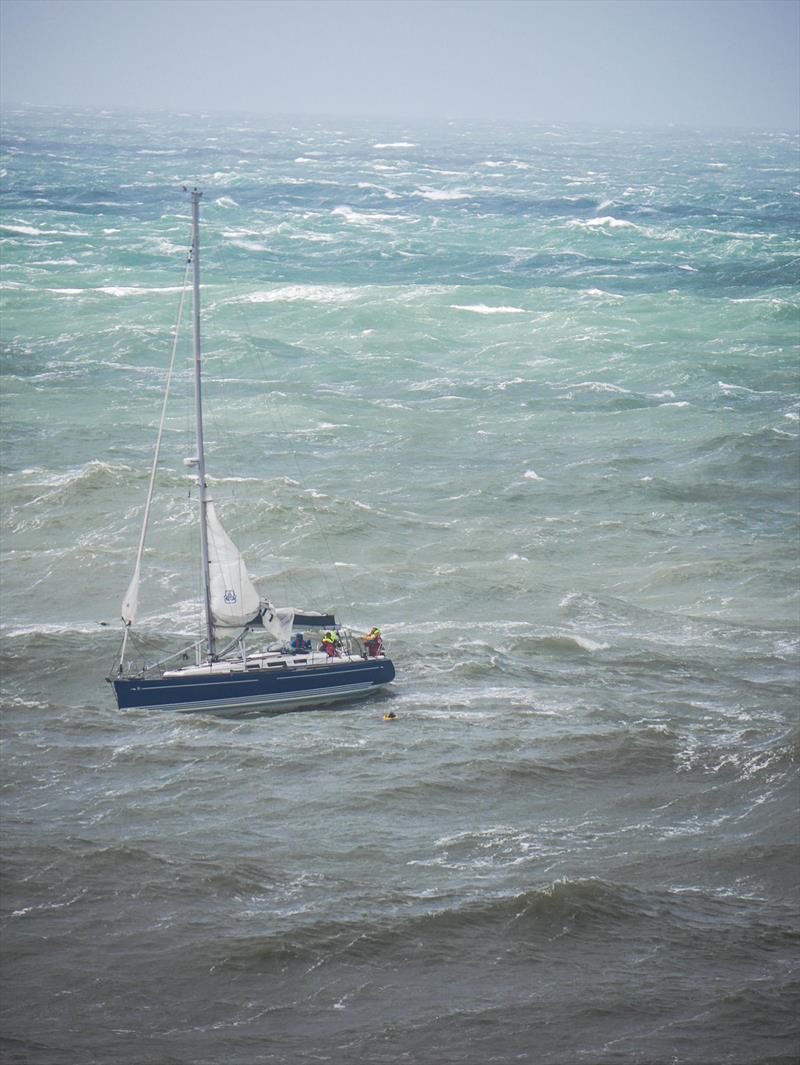 Man Overboard on Walkabout IV during the 2024 Round the Island Race - photo © Caitlin D'Arcy