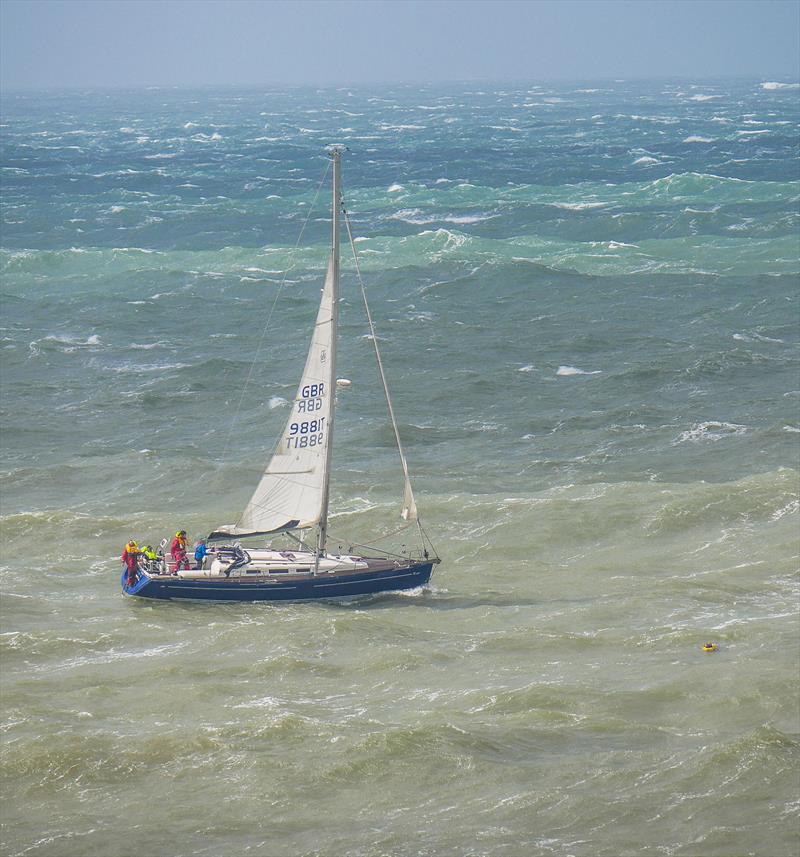 Man Overboard on Walkabout IV during the 2024 Round the Island Race - photo © Caitlin D'Arcy