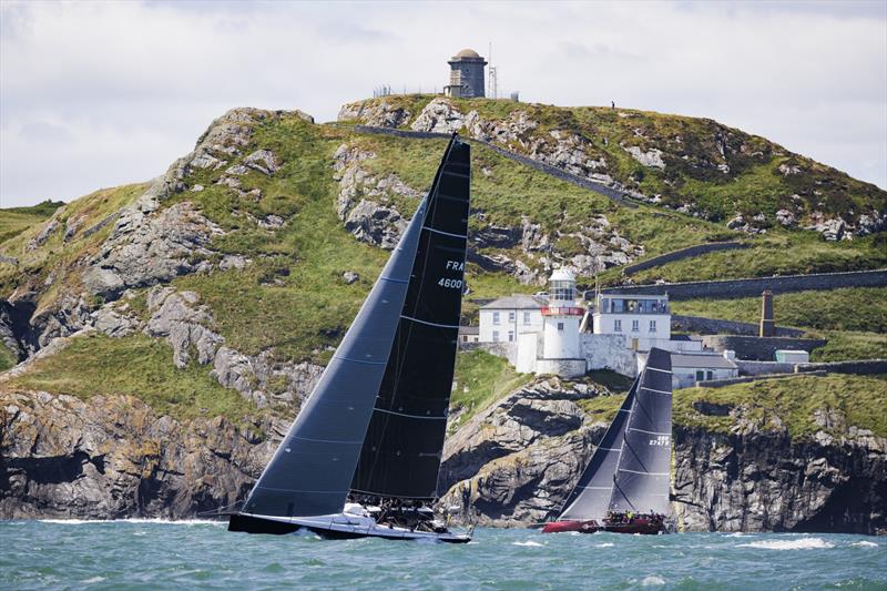 earcher entered by Pete Smyth competing for the Royal Irish Yacht Clubin the SSE Renewables Round Ireland Race photo copyright David Branigan / Oceansport taken at Wicklow Sailing Club and featuring the IRC class