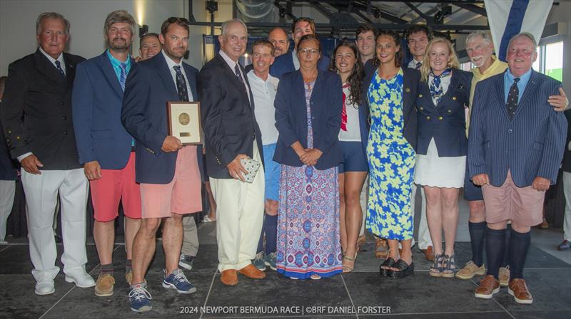 Crews of Gunga Din and Desna - 2024 Newport Bermuda Race photo copyright Daniel Forster taken at Royal Bermuda Yacht Club and featuring the IRC class