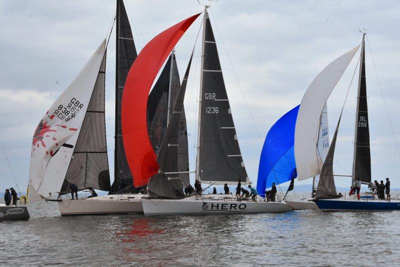 Light airs racing off Cardiff Bay during the Shanghai Cup Cardiff photo copyright Timothy Gifford taken at Cardiff Bay Yacht Club and featuring the IRC class