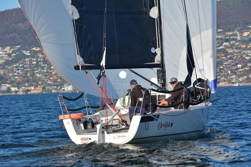 Deviljsh racing in Hobart - Airlie Beach Race Week - photo © Derwent Sailing Squadron