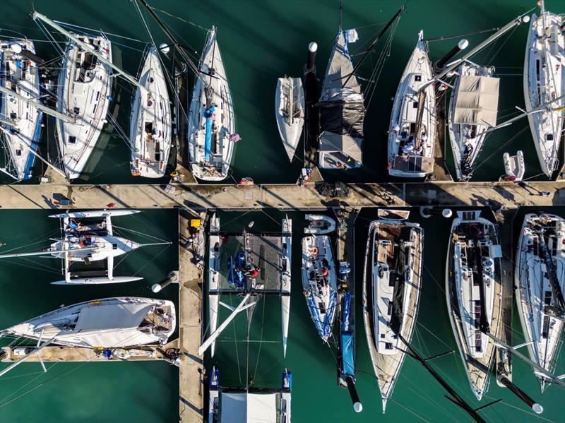 Looking down on d'Albora's Port of Airlie Marina - 2024 Ocean Dynamics and Mount Gay Airlie Beach Race Week - photo © Andrea Francolini / ABRW