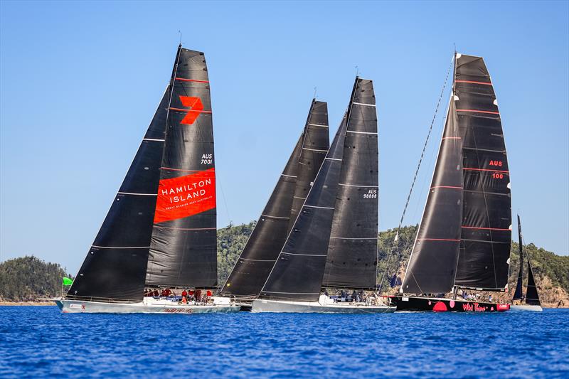 Wild Oats X won the first race in IRC Rating 1 at Hamilton Island Race Week - photo © Salty Dingo