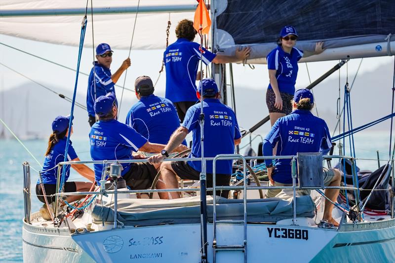 Sea Bass in action - Hamilton Island Race Week - photo © Salty Dingo