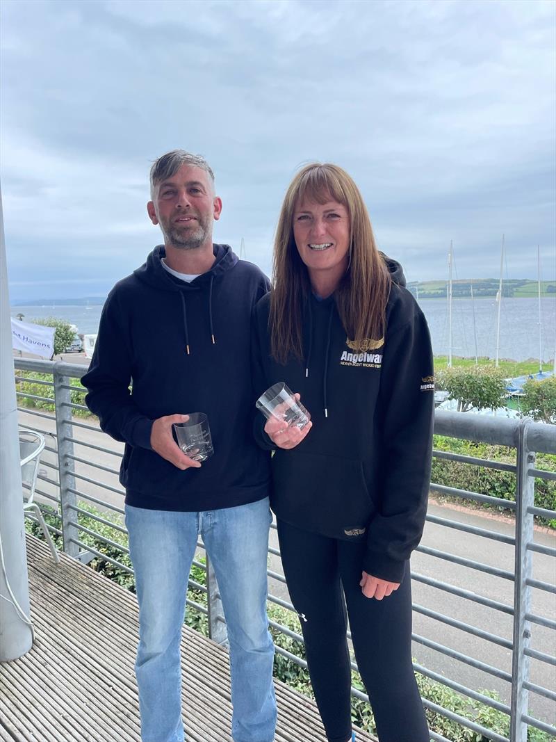 Kirsteen Woods and Stephen Carmichael, Tenacious in the Scottish Two Handed Race at Largs Regatta Festival 2024  photo copyright Marc Turner and Carolyn Elder taken at Largs Sailing Club and featuring the IRC class