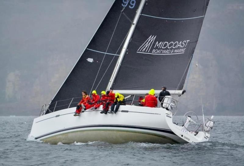 Joe De Kock's Dehler 44 KD4, winner of last year's Lexus of Tasmania Maria Island Race photo copyright Royal Yacht Club of Tasmania taken at Royal Yacht Club of Tasmania and featuring the IRC class