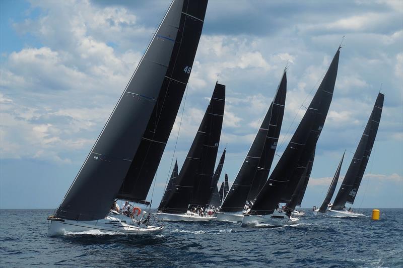 Khaleesi leads off the start in last year's Premier Division photo copyright MHYC taken at Middle Harbour Yacht Club and featuring the IRC class