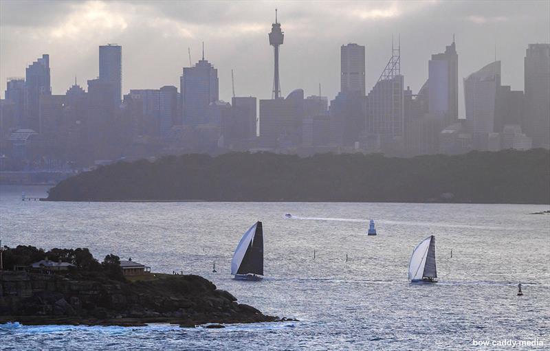 No Limit and Caro head for the finish line - photo © Bow Caddy Media