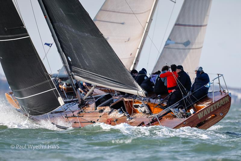 Wavetrain - Hamble Winter Series 2024 Race Week 6, sponsored by Key Yachting - photo © Paul Wyeth / www.pwpictures.com