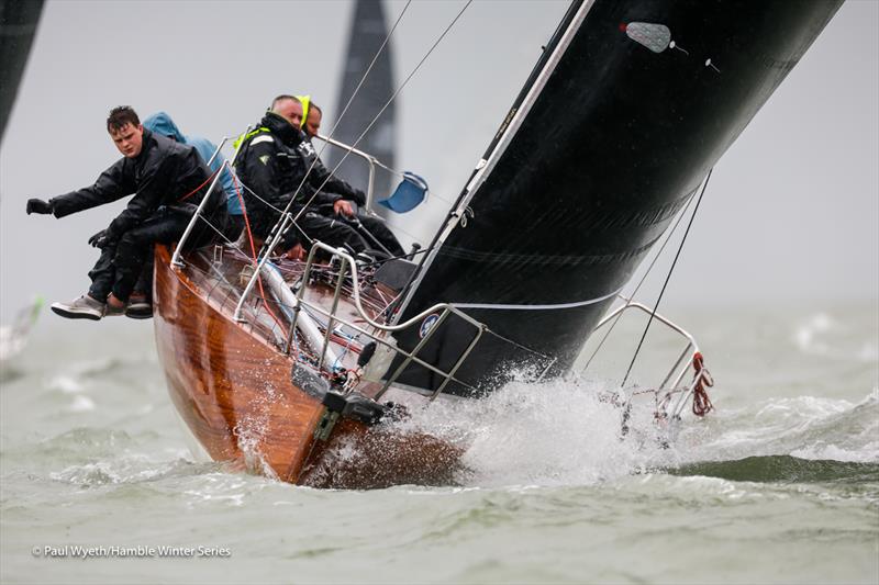 Wavetrain - Hamble Winter Series 2024 Race Week 8 photo copyright Paul Wyeth / www.pwpictures.com taken at Hamble River Sailing Club and featuring the IRC class