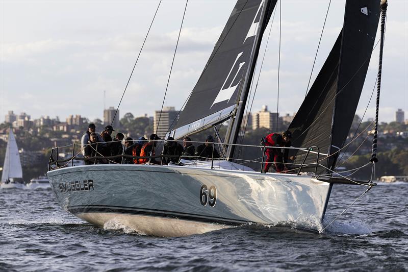 Smuggler setting up their code-0 in the pre-start of the  2023 Cabbage Tree Island Race - photo © CYCA | Andrea Francolini