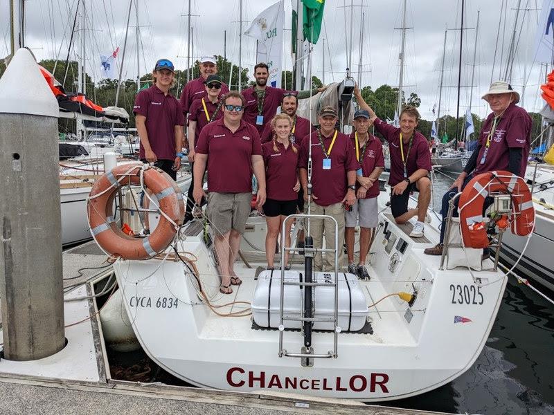 The Chancellor crew ahead of the 2021 RSHYR - photo © CYCA