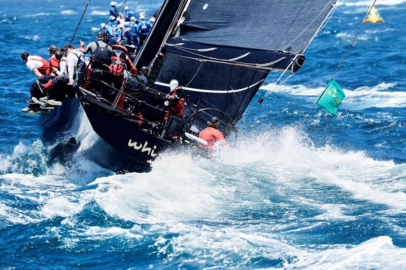 Whisper leaves Sydney Harbour after the start of the 2024 Rolex Sydney Hobart Yacht Race - photo © ROLEX | Carlo Borlenghi