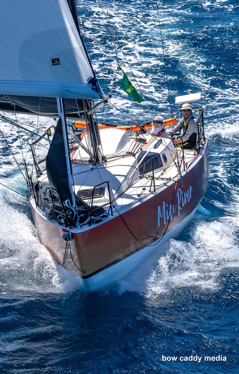 Min River after the start of the 2024 RSHYR - photo © Bow Caddy Media