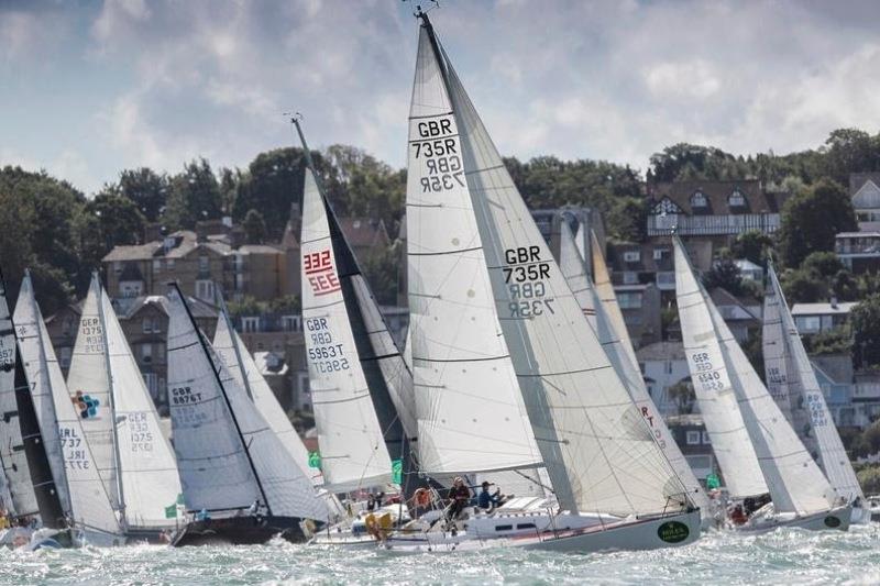 Numbers are on track to set a new record for this year's Rolex Fastnet Race - photo © Paul Wyeth / pwpictures.com