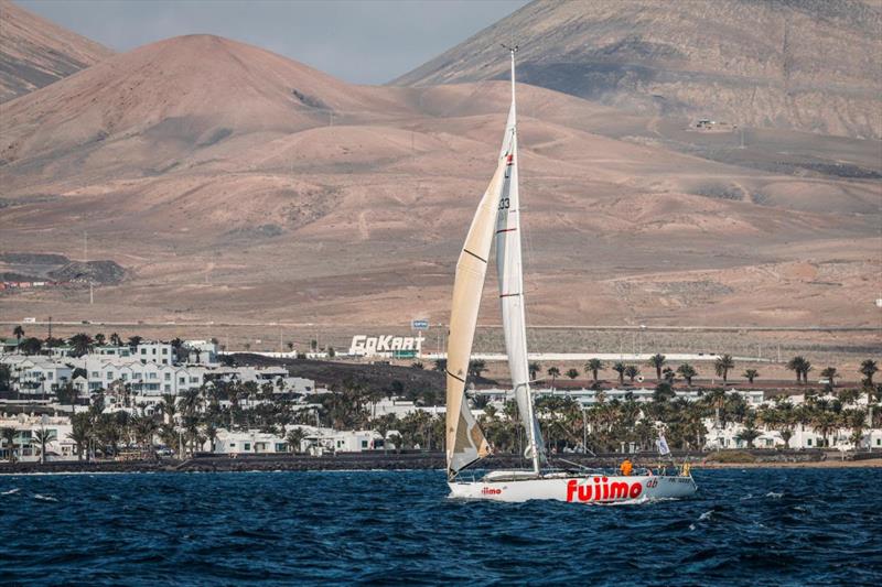 Kosobucki and Grzegorz Grabowski's JV44 Fujimo (POL) reach the halfway mark - RORC Transatlantic Race - photo © RORC