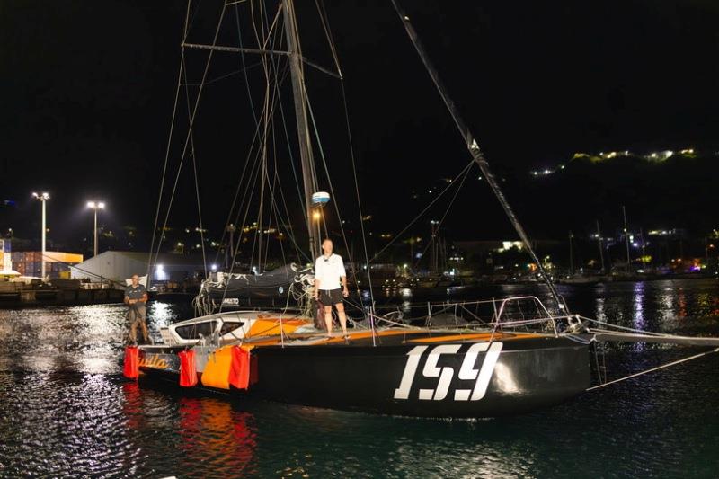 Tquila makes her way to the dock at Port Louis Marina photo copyright Arthur Daniel / RORC taken at Royal Ocean Racing Club and featuring the IRC class