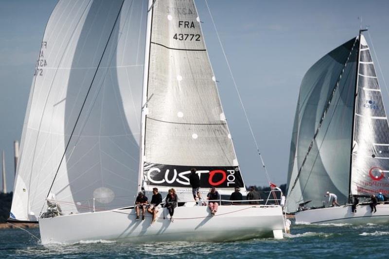 Géry Trentesaux's 2015 winner - JPK 10.80 Courrier Du Leon photo copyright Paul Wyeth / pwpictures.com taken at Royal Ocean Racing Club and featuring the IRC class