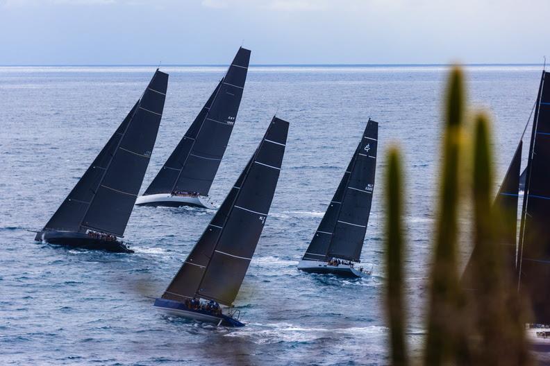 The impressive Maxi fleet racing was enjoyed by spectators from Fort Charlotte - RORC Nelson's Cup Maxi Series - photo © Arthur Daniel / RORC