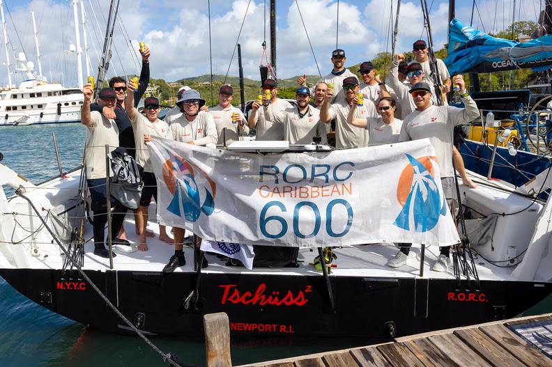 Christian Zugel's Volvo 70 Tschüss 2 finished the RORC Caribbean 600 in an elapsed time of 1 Day 21 Hrs 31 Mins 15 Secs - photo © Arthur Daniel / RORC