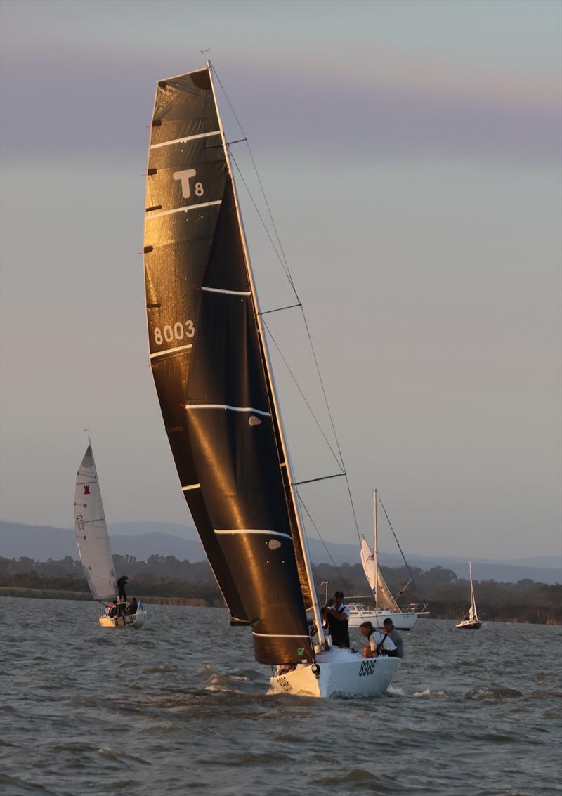 Marlay Point Overnight Race 2025 photo copyright Ron Parker taken at Gippsland Lakes Yacht Club and featuring the IRC class