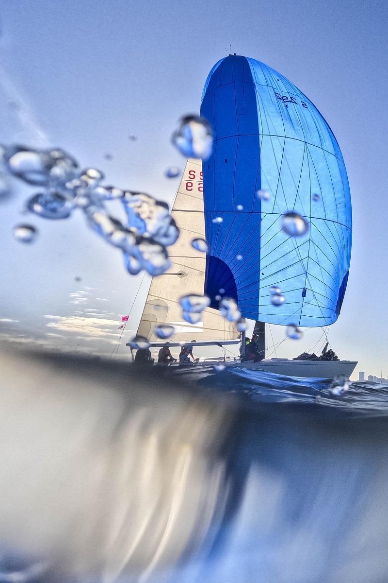 Jungle Juice in form downwind - Australian Women's Keelboat Regatta photo copyright Andrea Francolini taken at Royal Melbourne Yacht Squadron and featuring the IRC class