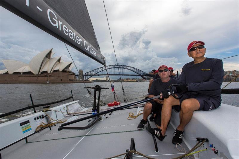 Karl Kwok & Gavin Brady on board TP52 Beau Geste - photo © Beau Geste