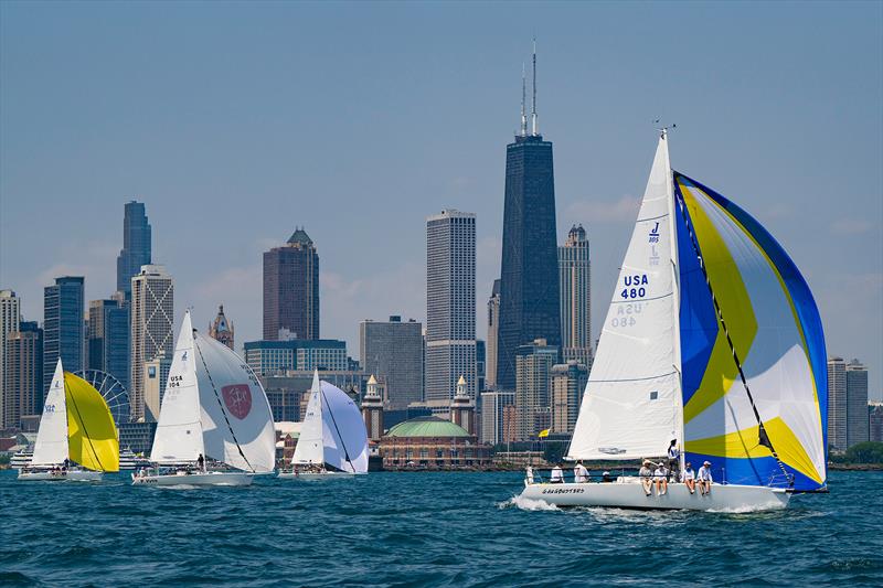 2024 Chicago Yacht Club Race to Mackinac photo copyright Barry Butler, Chicago Yacht Club Race to Mackinac presented by Wintrus taken at Chicago Yacht Club and featuring the J105 class